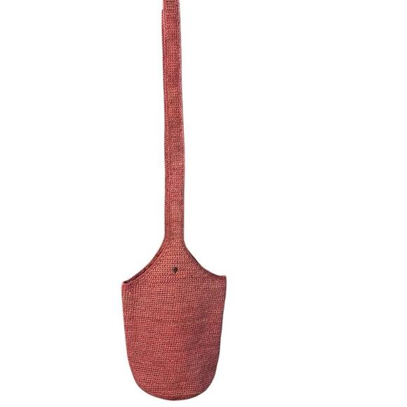 Helen Kaminski Astina Woven Raffia Crossbody Bag, TerraCotta, Casual, Beach, OS - Picture 2 of 9